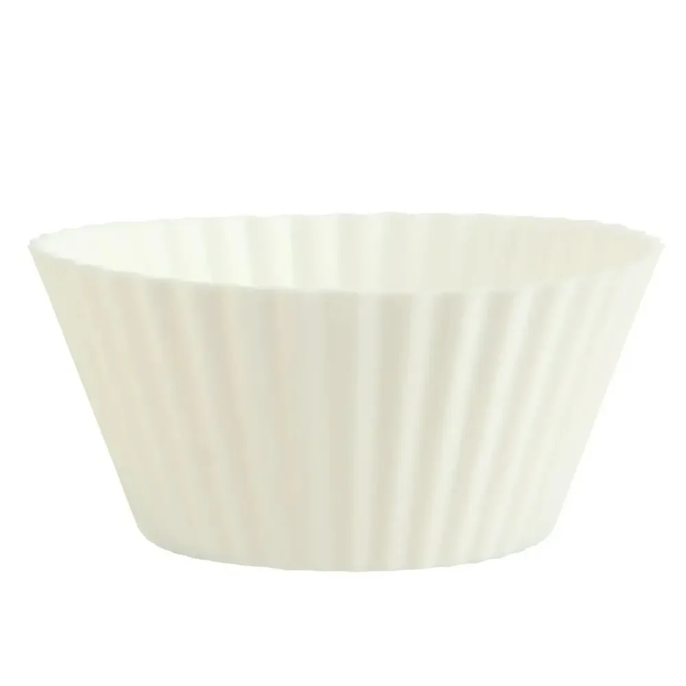 Trudeau Silicone 24 Count Standard Muffin Baking Cups, Red, White and Blue